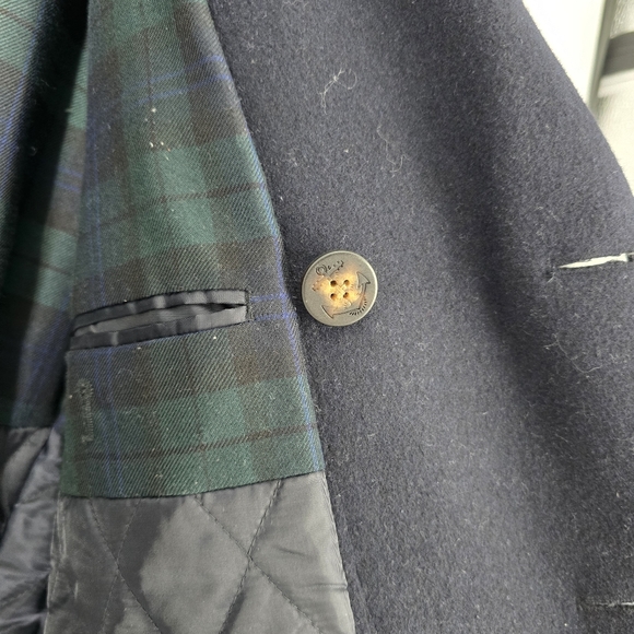 Lauren Ralph Lauren Luke Wool Blend Navy Blue Peacoat Size 40R - Picture 11 of 15